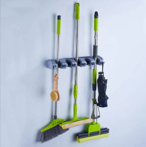 Bathroom Mop & Broom Holder Clip