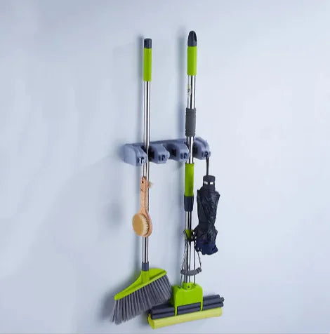 Bathroom Mop & Broom Holder Clip